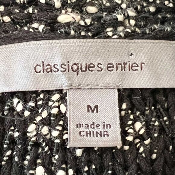 Classiques Entier Black Tweed Cardigan Medium - Picture 5 of 7